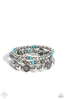 Paparazzi Garden Party Passion - Blue Bracelet