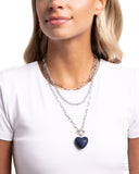 Paparazzi HEART Gallery - Blue Heart Necklace