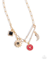 Paparazzi Trendy Trinket - Gold Necklace