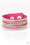 Paparazzi Fashion Fiend - Pink Wrap Bracelet