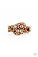 Paparazzi Collect Up Front Copper Ring - The Jewelry Box Collection 