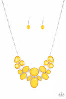 Paparazzi Demi-Diva - Yellow Necklace and Matching Earrings