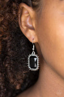 Paparazzi Downtown Dapper Black Earrings - The Jewelry Box Collection 