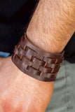 Paparazzi Road Hog - Brown - Leather Urban Bracelet