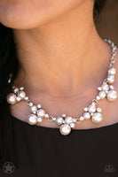 Paparazzi Toast to Perfection White Pearl Necklace - The Jewelry Box Collection 