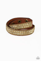 Paparazzi Rock Band Refinement - Brass Bracelet - The Jewelry Box Collection 