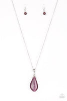 Paparazzi Friends In GLOW Places - Purple Necklace - The Jewelry Box Collection 