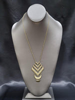 Paparazzi Artisan Edge Brass Necklace - The Jewelry Box Collection 