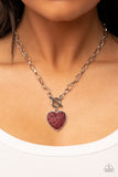 Paparazzi If You LUST - Red Heart Necklace