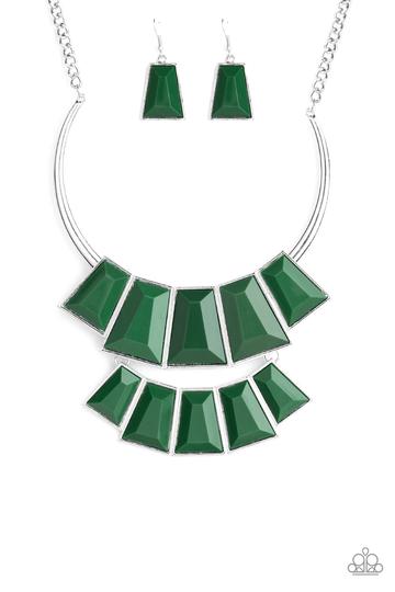 Paparazzi Lions, TIGRESS, and Bears - Green - Necklace - 2019 Convention Exclusive