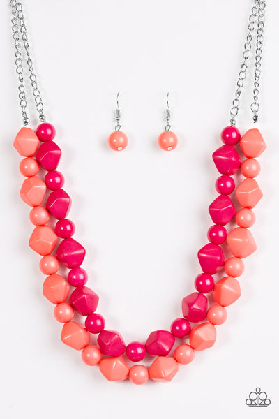 Paparazzi Rio Rhythm - Multi - Necklace and matching Earrings - 2019 Encore Exclusive