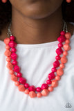Paparazzi Rio Rhythm - Multi - Necklace and matching Earrings - 2019 Encore Exclusive