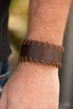 Paparazzi Any Which HIGHWAY - Brown Leather Bracelet - The Jewelry Box Collection 