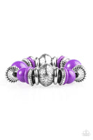 Paparazzi Seize the season - Purple - Stretch Braclet