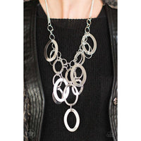Paparazzi A Silver Spell Necklace - The Jewelry Box Collection 