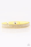 Paparazzi Babe Bling - Yellow Urban Bracelet - The Jewelry Box Collection 