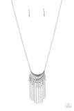 Paparazzi Happy Is The Huntress - Silver Necklace - The Jewelry Box Collection 