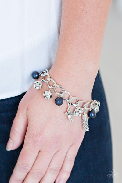 Paparazzi Lady Love Dove - Blue Charm Bracelet
