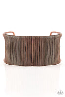 Paparazzi Metal Mecca - Copper Bracelet - The Jewelry Box Collection 