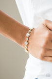 Paparazzi Starstruck Sparkle - Gold Bracelet - The Jewelry Box Collection 