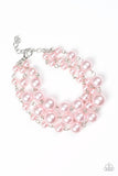 Paparazzi Until The End Of TIMELESS - Pink Pearl Bracelet - The Jewelry Box Collection 
