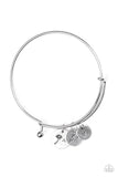 Paparazzi Dreamy Dandelions - Silver Bracelet