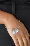 Paparazzi Dreamy Dandelions - Silver Bracelet