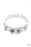 Paparazzi More Amour - Silver Bracelet - The Jewelry Box Collection 