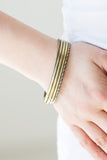 Paparazzi Mesa Mix - Brass- Brass Bracelet