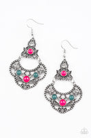 Paparazzi Garden State Glow - Multi Earring - The Jewelry Box Collection 