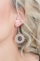 Paparazzi Wreathed In Radiance - Silver Pearl Earring