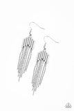 Paparazzi Radically Retro - Silver Earring