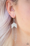 Paparazzi Radically Retro - Silver Earring