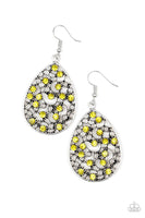 Paparazzi Dazzling Dew - Yellow Necklace - The Jewelry Box Collection 