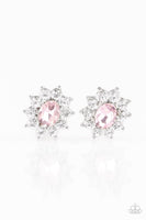 Paparazzi Starry Nights Post Earrings Pink - The Jewelry Box Collection 