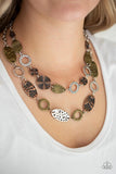 Paparazzi Trippin On Texture - Multi Necklace - The Jewelry Box Collection 