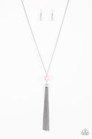 Paparazzi Socialite of the Season Pink Necklace - The Jewelry Box Collection 