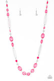 Paparazzi Quite Quintessence Pink Necklace and Matching Earrings