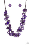 Paparazzi Wonderfully Walla Walla Purple Wood - The Jewelry Box Collection 