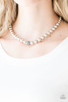 Paparazzi High-Stakes FAME - Silver Necklace