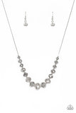 Paparazzi Crystal carriages Silver Necklace - The Jewelry Box Collection 