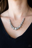 Paparazzi Crystal carriages Silver Necklace - The Jewelry Box Collection 