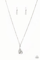 Paparazzi Tell Me A Love Story - White Necklace - The Jewelry Box Collection 