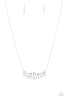 Paparazzi Leading Lady - White Necklace