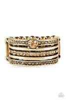 Paparazzi The Dealmaker - Brass Ring - The Jewelry Box Collection 