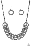 Paparazzi The Main Contender Black Necklace - The Jewelry Box Collection 