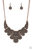 Paparazzi Mess With The Bull - Copper Necklace - The Jewelry Box Collection 