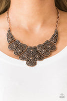 Paparazzi Mess With The Bull - Copper Necklace - The Jewelry Box Collection 
