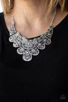 Paparazzi Mess With The Bull - Silver Necklace - The Jewelry Box Collection 