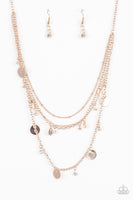 Paparazzi Classic Class Act - Rose Gold - The Jewelry Box Collection 